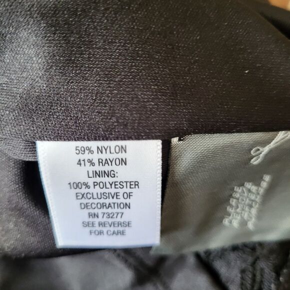 NEW Dana Buchman Black Lace Dress - Size 12 - Picture 4 of 5